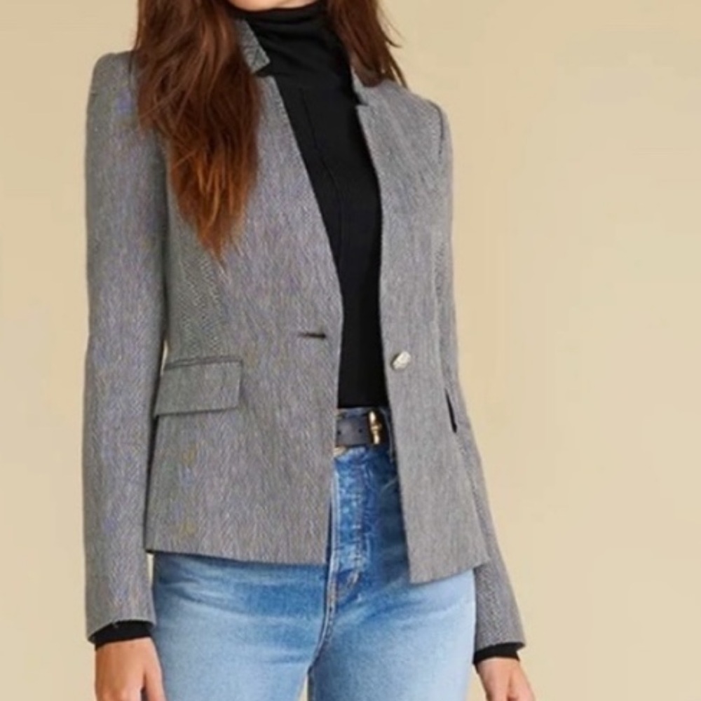 Veronica Beard Farley herringbone Dickey jacket size 4, NWT